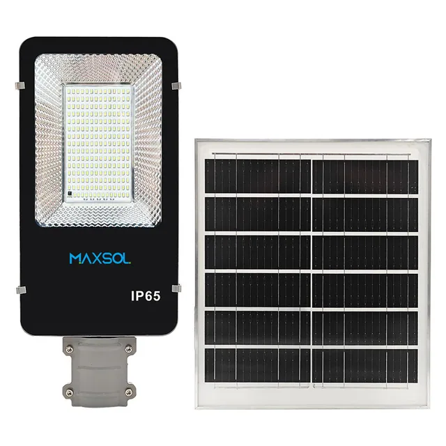 Luminaria solar comercial de 20W en kit completo IP65